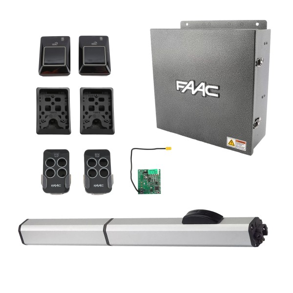 400 CBAC EG Long Hydraulic Swing Gate Operator Kit with Arctic Oil (230V) - FAAC 104202177.5