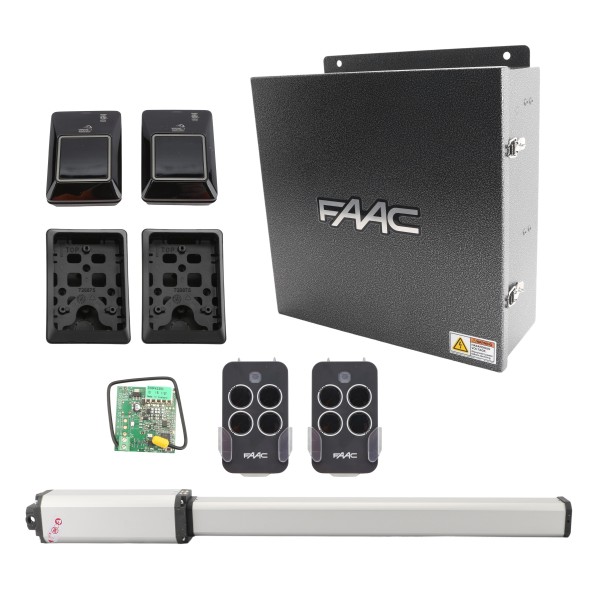 FAAC 402 CBC Hydraulic Swing Gate Opener Kit with Arctic Oil 115V (10ft / 900 lbs.) - 104468277_5 (Previously: 104468277.5) (Operators - Oil)