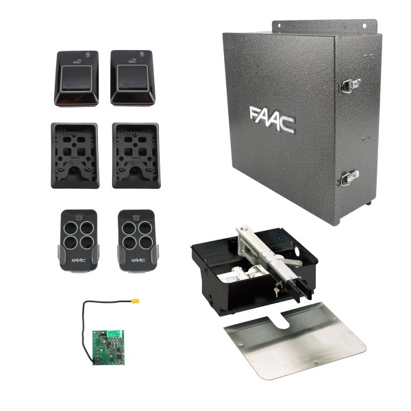 770 In-Ground Swing Gate Operator Basic Single Kit - FAAC 106753.5