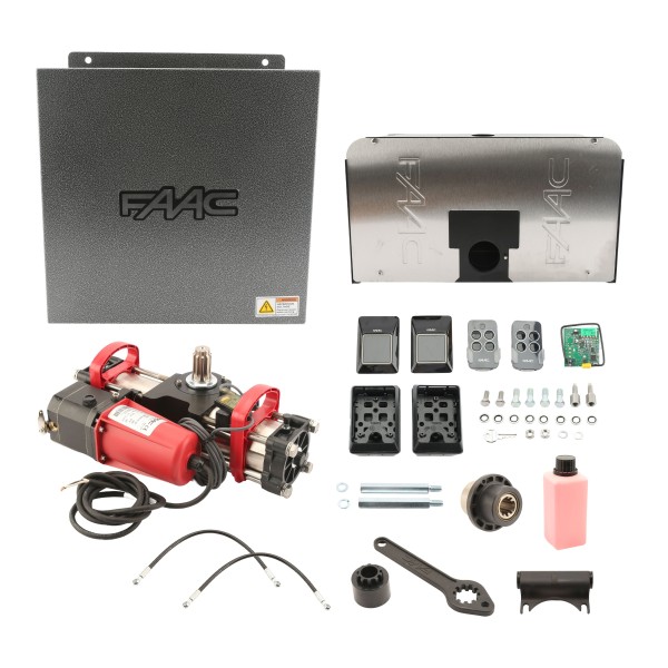 FAAC S800H Single CBAC 100 Degree In-Ground Hydraulic Swing Gate Opener Kit (13ft / 1760 lbs.)- FAAC 108710.5