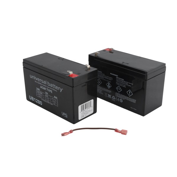 12V, 8 Ah Double Battery Pack With Jumper - FAAC 3540.5