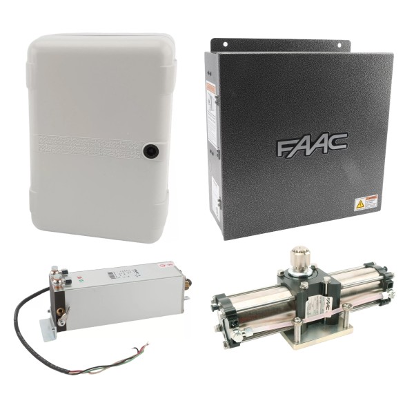FAAC 750 CBAC 220V 180 Degree Pump Motor Assembly Kit with Steel Enclosure - 750CPMA-220-180 (Operators)