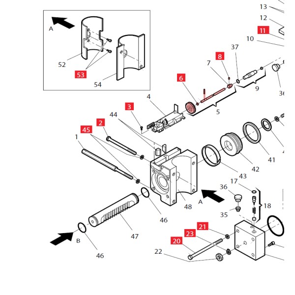 Manual Release Rod for 760 - FAAC 4246385