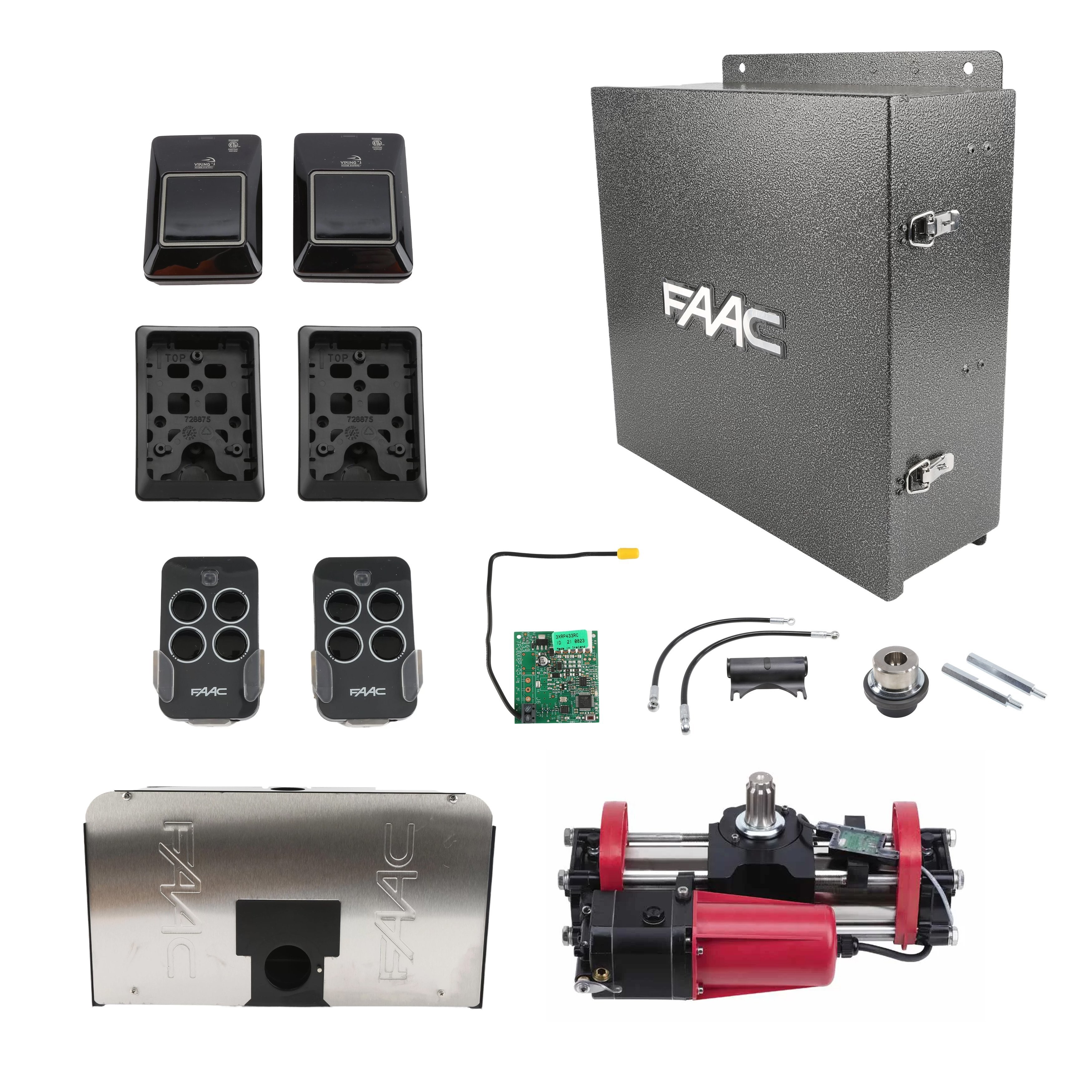 FAAC S800H Single SBW 180 Degree In Support Box In-Ground