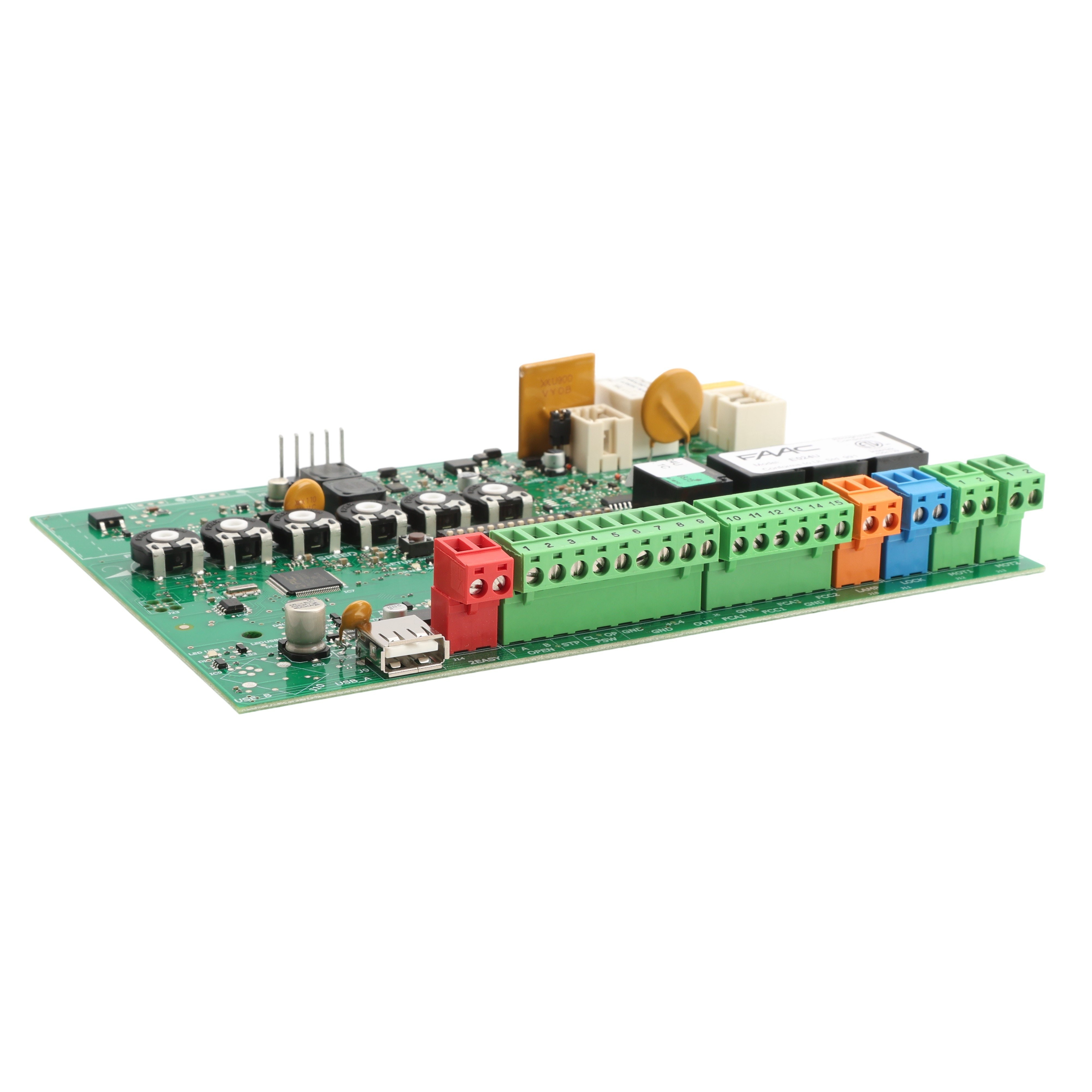 Faac Gate Control Module FAAC 202025C.1 Replacement E024U Control Board - FAAC Gate Openers for ...