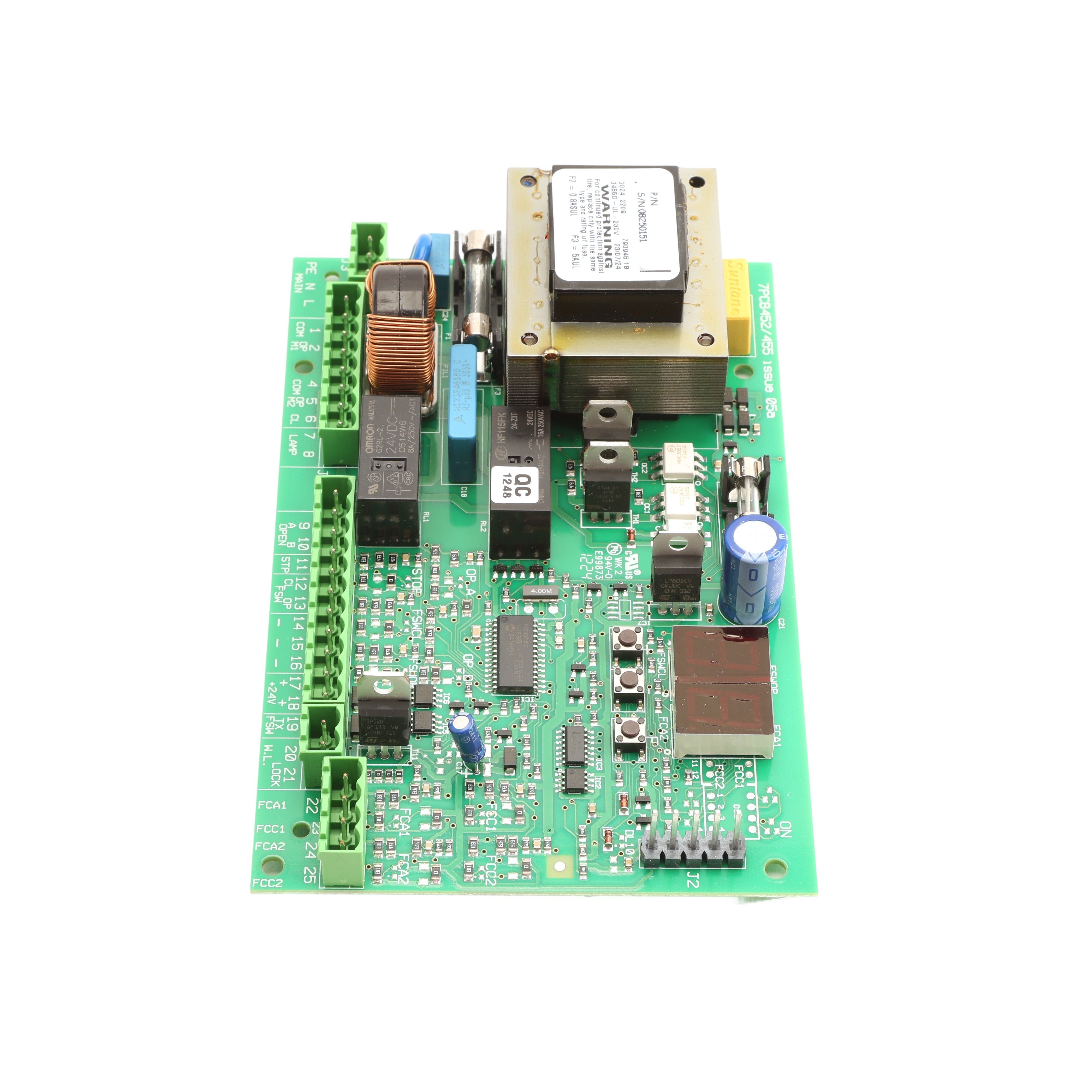 Faac Gate Control Module FAAC 455 D Control Panel - 220V FAAC 790945 | Fast Gate Openers