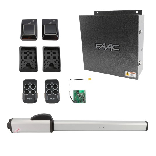 FAAC 422 CBAC Hydraulic Swing Gate Opener Kit with Arctic Oil 115V (10ft/ 900 lbs.) - FAAC 1042001277.5