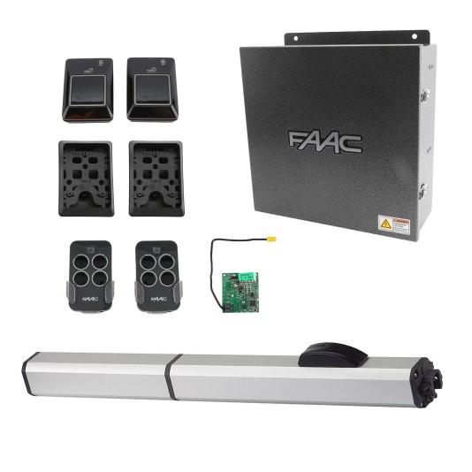 400 CBAC Standard Hydraulic Swing Gate Operator Kit with Regular Oil (115V) - FAAC 10420112.5