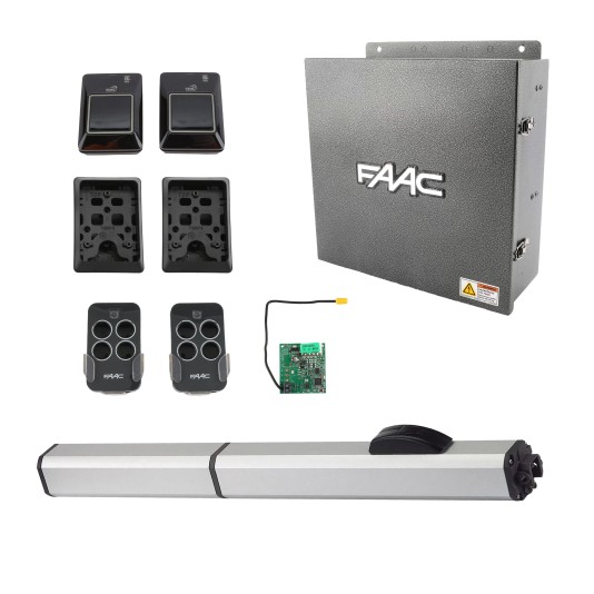 400 CBAC EG Long Hydraulic Swing Gate Operator Kit with Regular Oil (230V) - FAAC 1042021.5