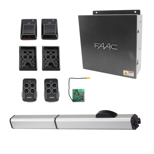 400 CBAC EG Long Hydraulic Swing Gate Operator Kit (115V) - FAAC 10420212.5