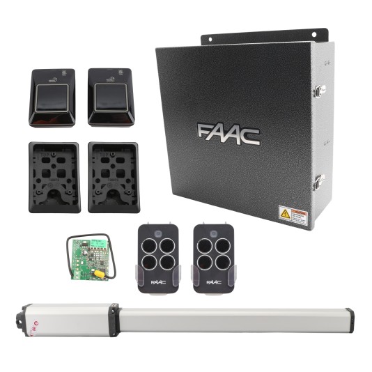 FAAC 402 CBC Hydraulic Swing Gate Opener Kit with Arctic Oil 115V (10ft / 900 lbs.) - 104468277_5 (Previously: 104468277.5) (Operators - Oil)