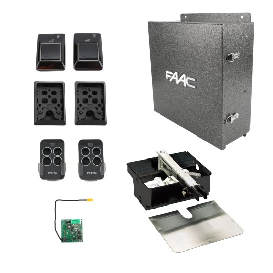 770 In-Ground Swing Gate Operator Basic Single Kit - FAAC 106753.5