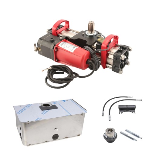 S800H CBAC 100° In-Ground Hydraulic Swing Gate Operator Secondary Kit (Stainless Steel) - FAAC 108710151.5SS