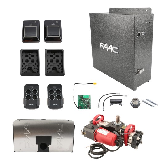 S800H CBAC 180 Degree In-Ground Hydraulic Swing Gate Operator Kit - FAAC 108712.5