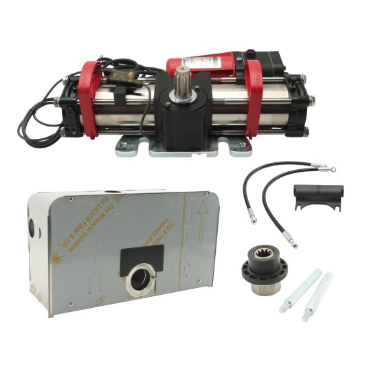 FAAC S800H Single CBAC In Stainless Steel Support Box 180 Degree In-Ground Hydraulic Swing Gate Opener Secondary Kit (13ft / 1760 lbs.) - FAAC 108712151.5SS