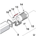 Motor Bolt (4 x 50 mm) - FAAC 2365