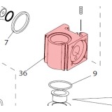 FAAC Cylinder Body for 750 Drive Unit - FAAC 7161745