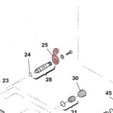 Manual Release Lever - FAAC 7290155