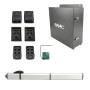 FAAC S450H Single CBAC Hydraulic Swing Gate Opener Kit with Regular Oil (14ft / 1100 lbs.) - FAAC 104100.5