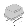 FAAC B614 Barrier Gate Replacement OEM Top Cover