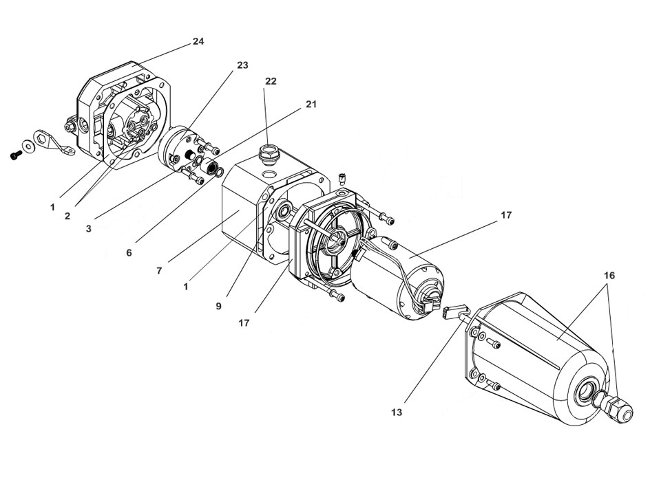 FAAC S800H SBW Parts Diagram